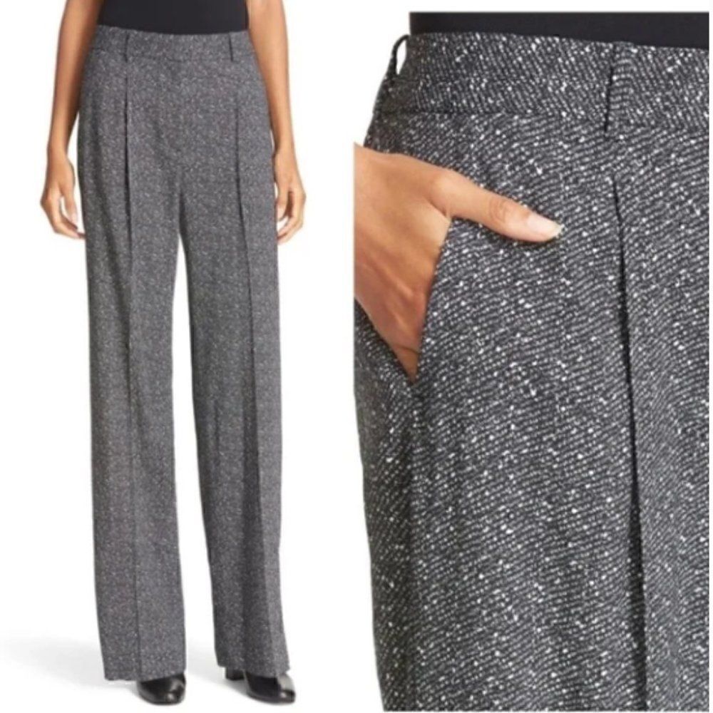 THEORY Adamaris Tweed Twill Crepe Pants 4
